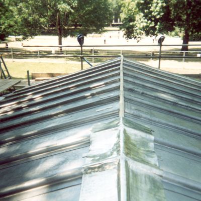 Lead roofing at the September 11th Memorial, view 2, by London Lead Roofing